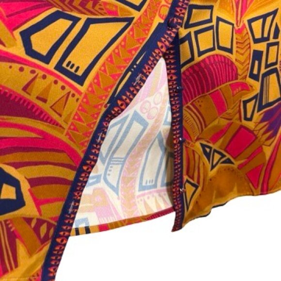 Farm Rio Cool Tropical Button Down Maxi Skirt Size Medium - Picture 3 of 15